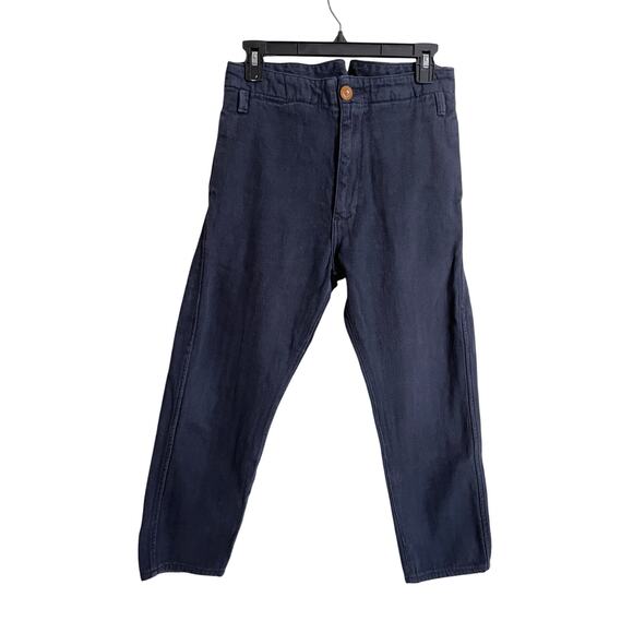 Prospective Flow Kaze Sashiko Pants Black Cotton Japanese Military Pant Mens 28 - Picture 1 of 12